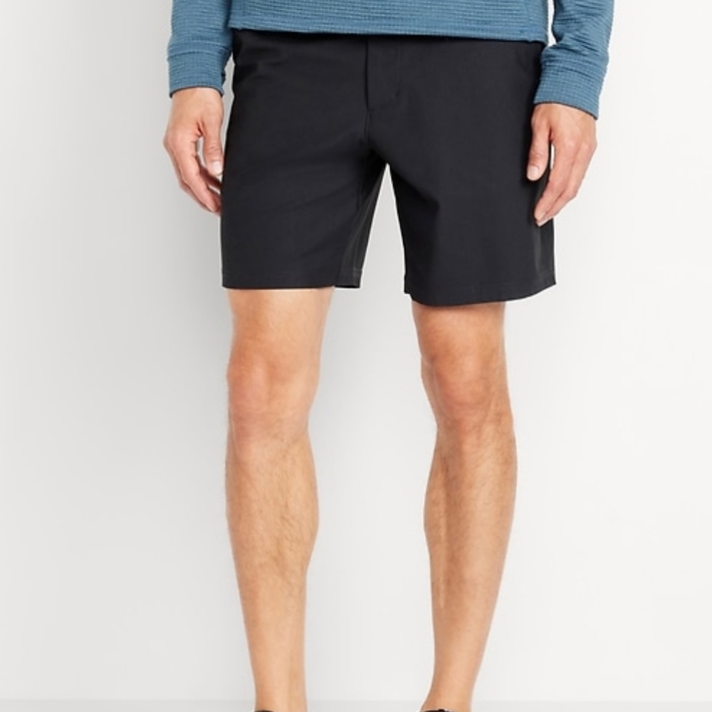 Old Navy Black Flat Front Shorts Casual Style